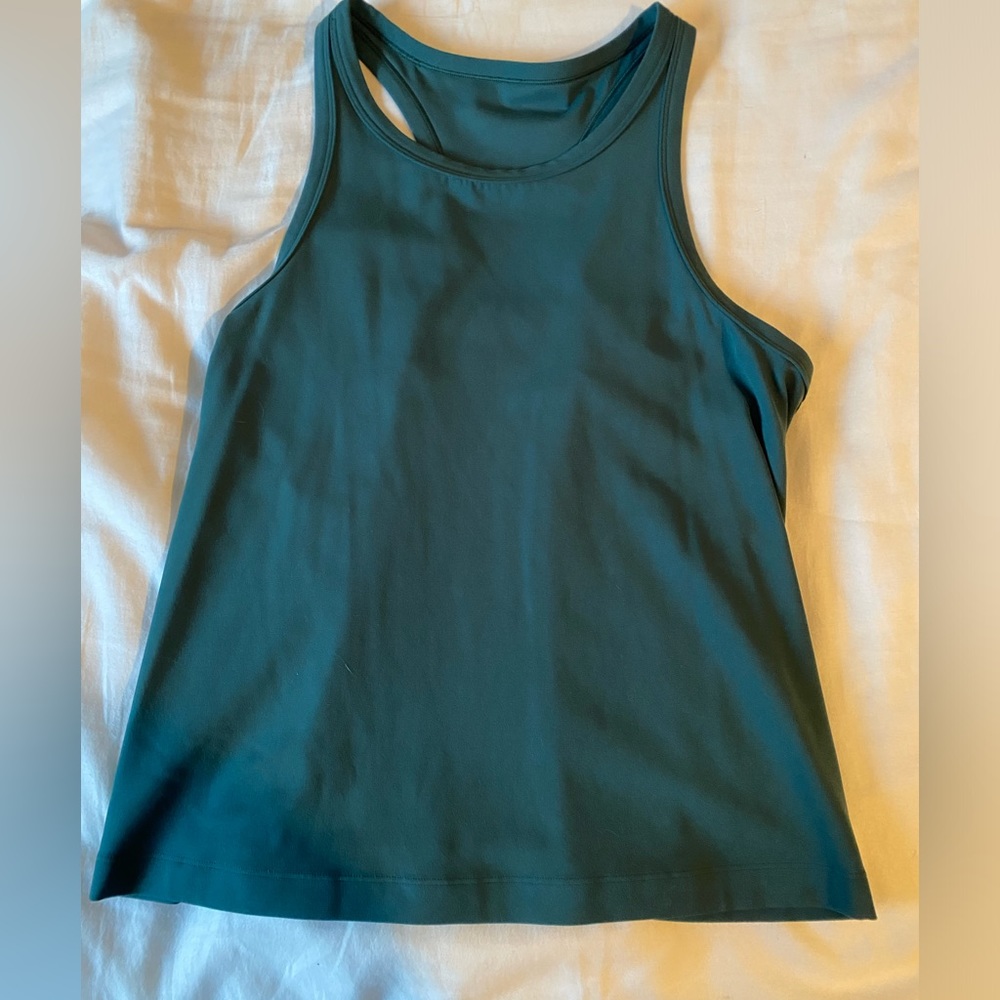 lululemon athletica Teal Racerback Tank Top